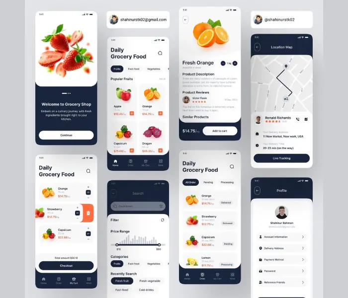 اپلیکیشن سفارش میوه